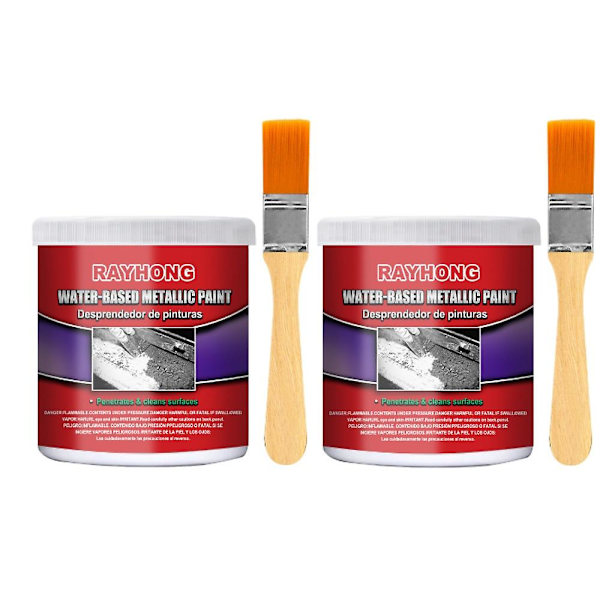 2 stk. Rayhong Bilchassis Rustkonverter Rust Primer Anti-rust Inhibitor Rustfjerner