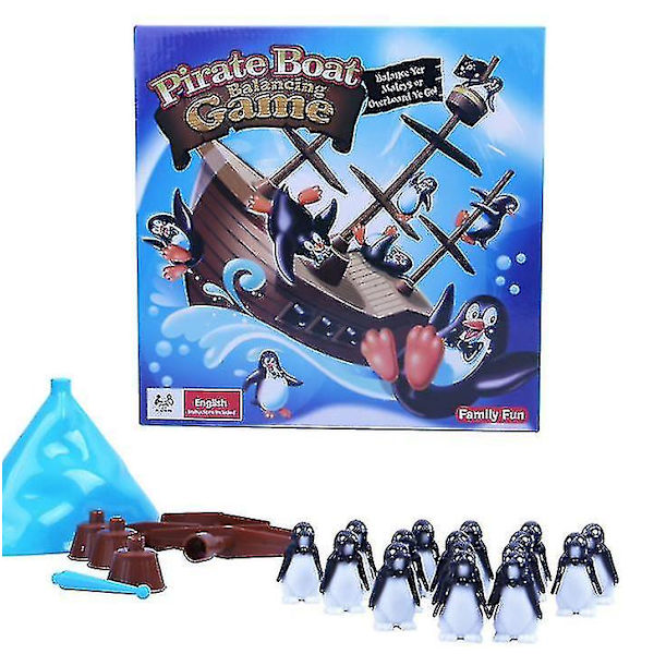 Piratskip Balanselek, Interaktivt Brettspill For Foreldre-barn Fest Spill