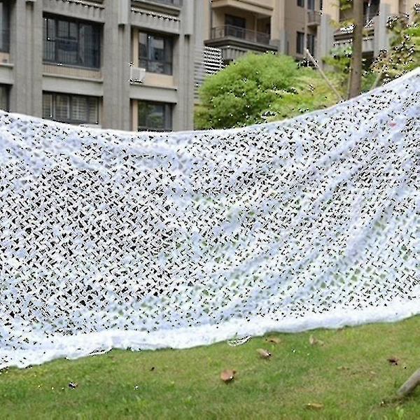 3 x 4m Camo Netting Hvid Skov Netting Jagt Net