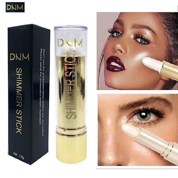 3 Färger 3D Ansiktsuppljusande Highlighter Bar Kosmetisk Ansiktskontur Bronzer Shimmer Highlighter
