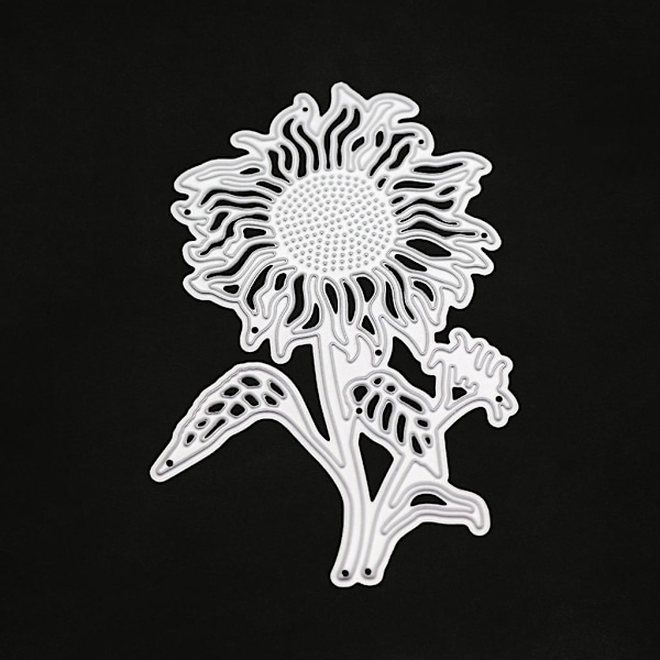 Solsikke Flaske Metal Skæredør Skabelon Scrapbooking Diy Album Stempel Papir Kort Embossing Dekoration Håndværk