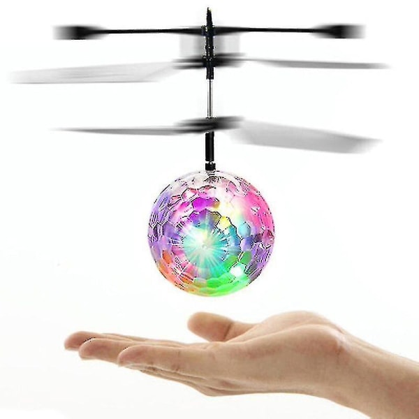 Flyvende Bold LED Lysende Børnelegetøj Magisk Sansende Helikopter Elektronisk Infrarød Induktion Flyvemaskine-cl.