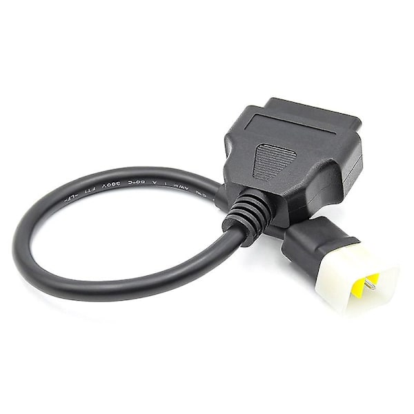6 Pin til Obd 16 Pin Adapterkabel Motorcykel Fejlfindingsstik til Delphi