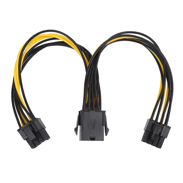 Pcie 8-pinninen 2 x 8-pinniseen (6+2) Pci Express -sovittimen virtajohto Pcie Y -jakokaapeli 8 I