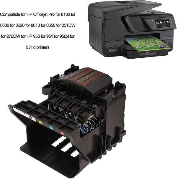 HP Officejet Pro 8100/8600/8620 Printhode-dyseutskiftningssett