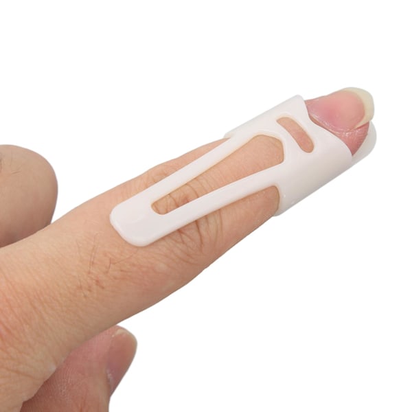 Fingerstøtte Brace Trigger Finger Splint 2 Pack - Lett Fin Edge EVA Ergonomisk Fingerstabilisator med Klebebånd for Brukket Trigger Finger