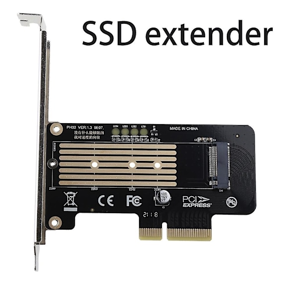 Ngff för M.2 M-key Nvme Ultra High Speed Ssd Adapter Board för roterande stationär PC