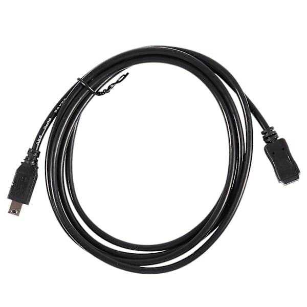1,5 m Mini USB B 5-polet Han til Hun Forlængerkabel Adapter Sort