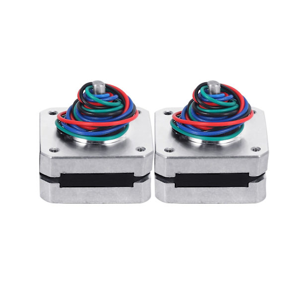 2 stk. 17hs08-1004s 4-tråds Nema 17 Stepper Motor 20mm 1a 13ncm(18.4oz.in) 42 Motor Nema17 Stepper Til