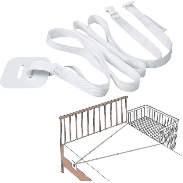 Bed Strap, Bed Attachment Bed Straps Compatible Cot, Side Bed Guard Compatible Toddler