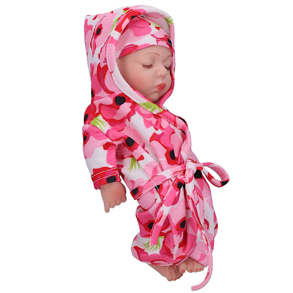 Simuleringsvinyl Reborn Doll - 25 cm Livsliknande Rollspel Leksak för Barn - Present Q1013
