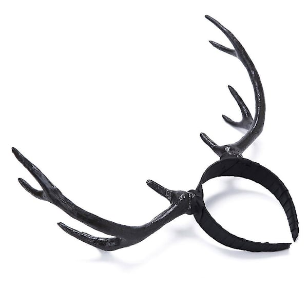 Otwoo Otwoo 10% rabatt jentehjort gevir hodebånd cosplay horn hodeplagg fest kostyme rekvisitter ny black
