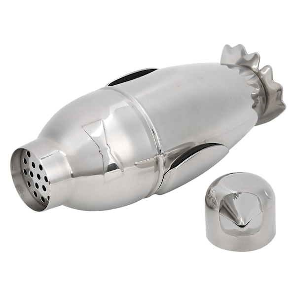 Professionel Cocktail Shaker i Rustfrit Stål - 500 ml Kapacitet - Klassisk Retro Design til Bartendere og Begyndere