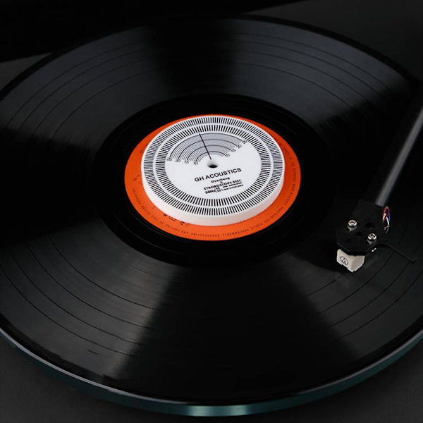 Hållbar för LP Vinyl Phono Hastighetstest Disk Enkel Manövrering Justering Linjal
