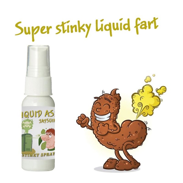 3x Tricky Liquid Fart, 30 ml Funny Tricky Fart Spray, Ass Fart Spray Erittäin huonot haisevat hankalat lelut, turvalliset ja kannettavat persepierusuihkeet, Stinky Ass F