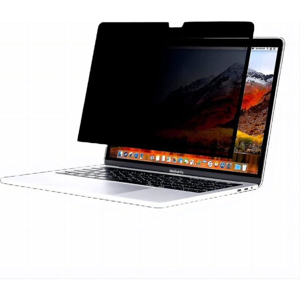 Macbook Pro 13 tuuman tietosuojanäyttö (2016, 2017, 2018, 2019, 2020, M1) | Kannettavan tietokoneen tietosuojasuodatin ja häikäisysuoja, musta