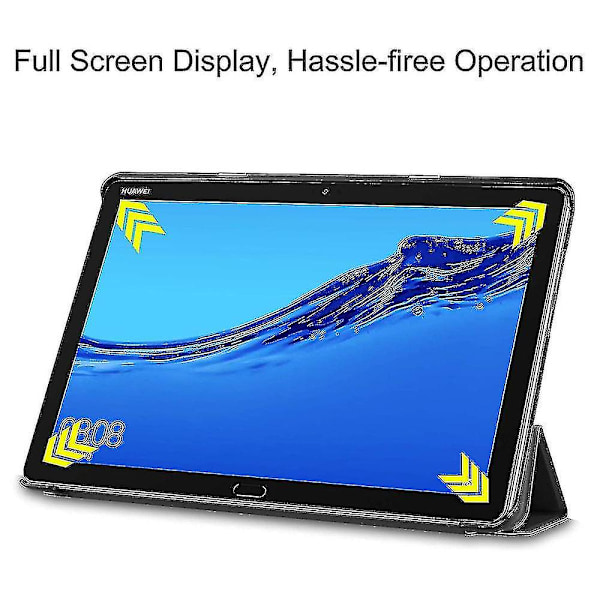Etui til Huawei Mediapad M5 Lite 10 - Smart Cover Etui til 10,1 tommers nettbrett - Hold nettbrettet ditt trygt og stilig.