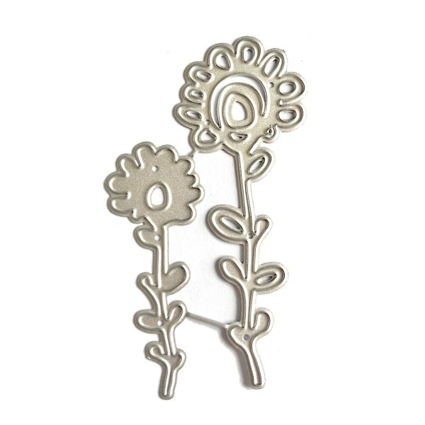 Blomster Metal Skæredør Kort Embossing Album Skabelon Scrapbooking Stencil