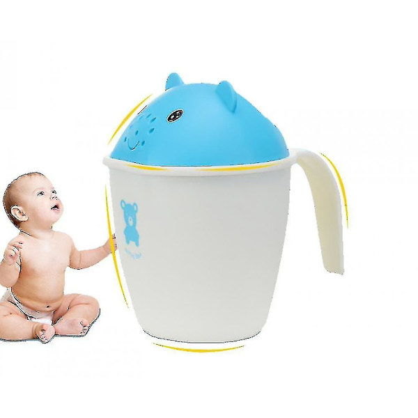 Baby Badekar Skyllekop, Tårefri Vandfaldsskyller, Blå