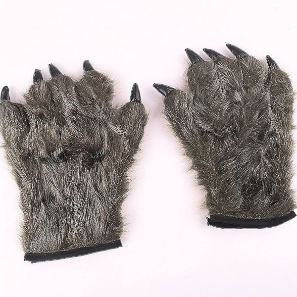 1 par Halloween Varulv Hansker Varulv Hand Costume hansker Wolf Claw Hands