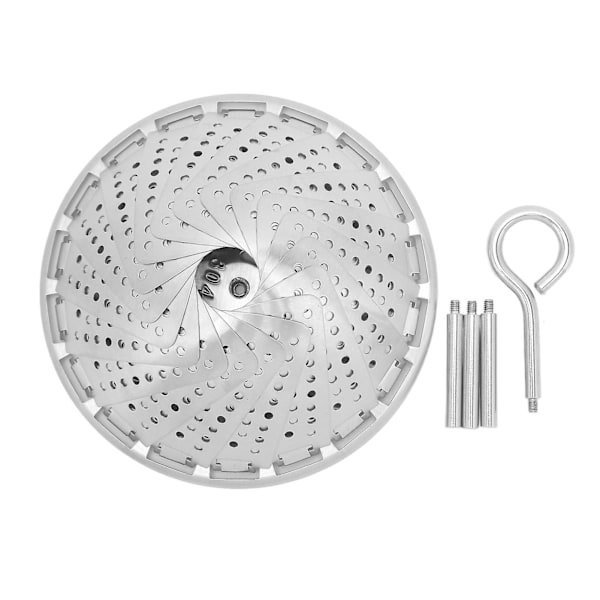 Foldbar Grøntsagsdampkurv - 304 Rustfrit Stål, Ingen Vridning, Udvidelig, Mellem Størrelse