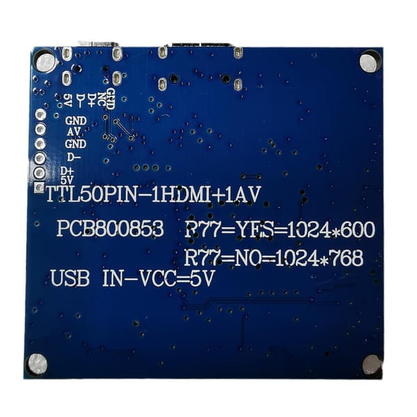 Universell LCD-skärmkontroll 5v för bärbar dator DIY