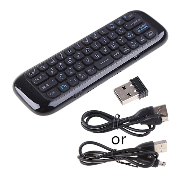 Air Mouse 2.4g tastatur til Android Tv Box Ir Learning Gyro Sensing tastatur