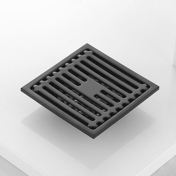 Ruostumattomasta teräksestä valmistettu pyörivä irrotettava neliönmuotoinen suihkukaivon kuviokannella (musta suihkukaivo)
