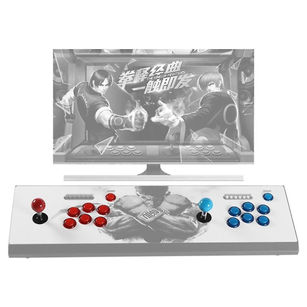 DIY Arcade Game Control Board Kit 2 Spillere Joystick Game Kits med 20 LED Arcade-knapper 2 Zero Delay Usb Encoder