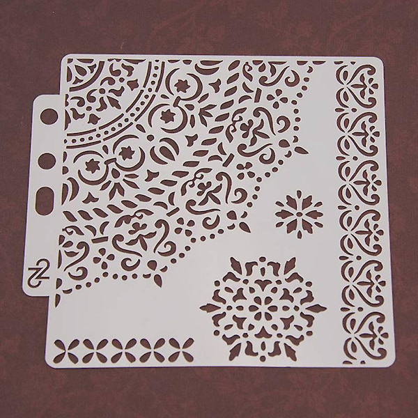 Stensiilimalline seinämaalaukseen Scrapbooking-kohokuviointi Leimaus Albumi Käsityökortti