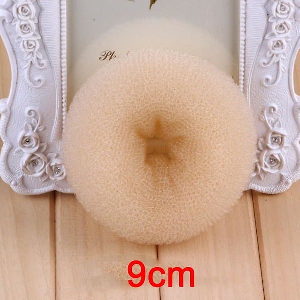 3 färger Mode Elegant Hårbulle Donut Skum Svamp Lätt Stor Ring Hårstyling Verktyg Frisyr