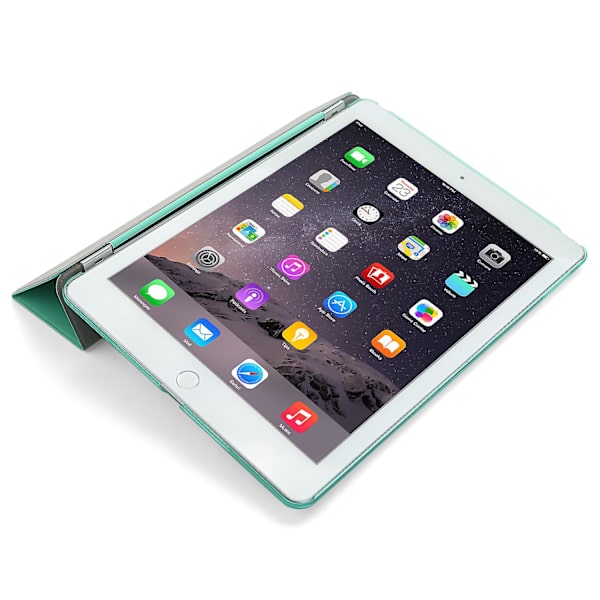 Slim Magnetic Smart Cover Case Protective Shell för Apple iPad Air 2 Mint Green