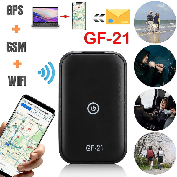 Gf-21 Mini Gps Tracker Stemmeaktivert opptaker Lydopptaksenhet Wifi/gsm
