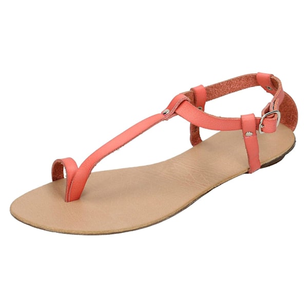 Spot On Flat Toeloop Sandal Ankle Strap