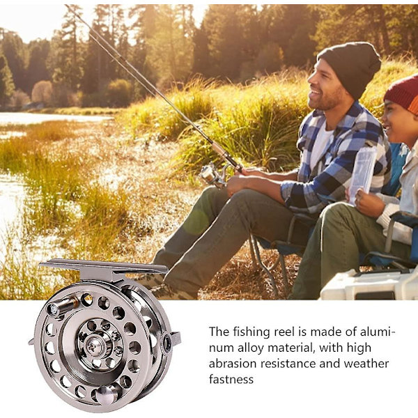 Flugfiskerullar Lätt Flugfiskerulle Fiske Linje Stor Båge Öring Flugor Med Tryckgjuten Aluminiumkropp Legering Höger Hand Rafting Isfiske Utrustning Equ