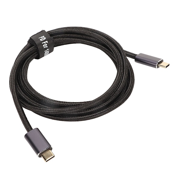 Hurtiglading Type C-kabel 200 cm - PD3.1 og USB2.0 10 Gbps overføring - Bærbar for kontorreise - Støtter 140 W