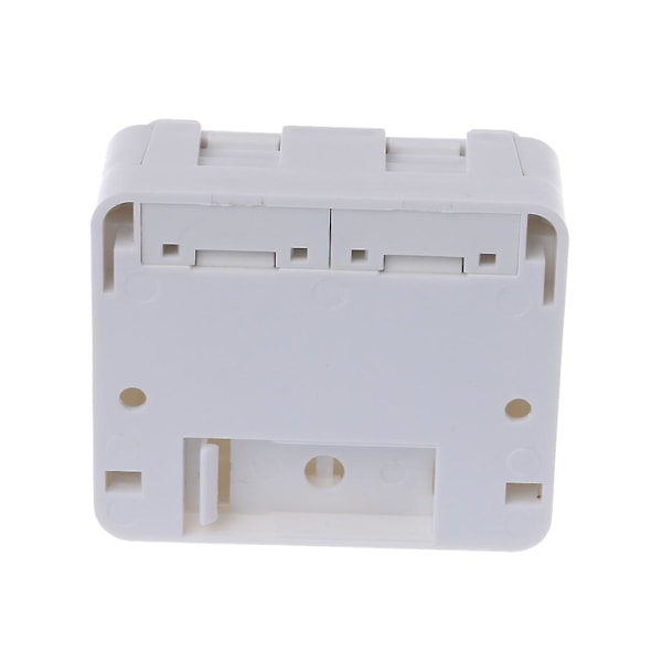 Desktop Jb Dual-port Panel Ethernet Kabel Junction Box Med 2 Cat6 Moduler
