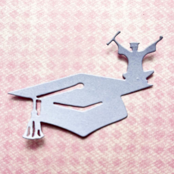 Examenshatt Metallskärverktyg Scrapbooking Stencil Die Cuts Kort Prägling