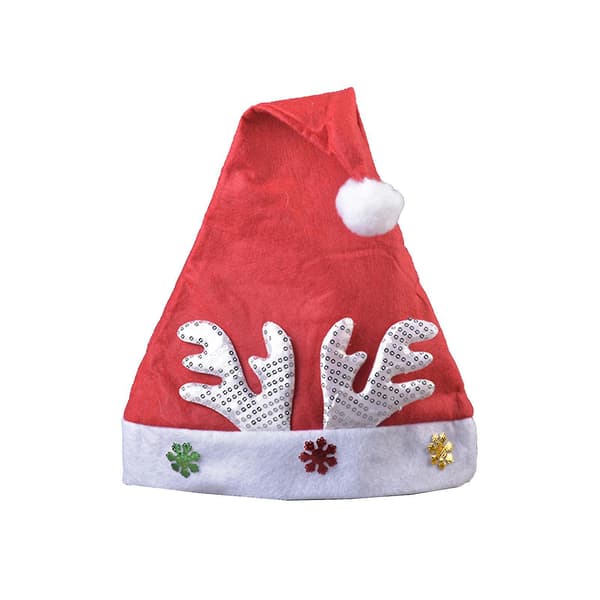 Mini Kid Adult Antler Pattern Gift Container Hat Christmas Tree Party Ornament