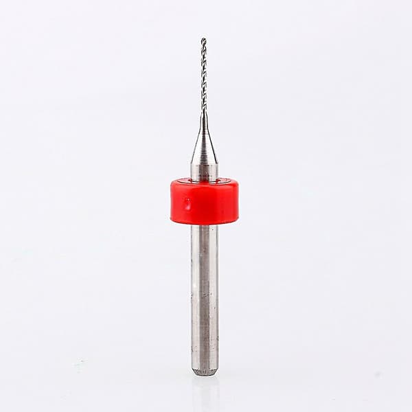 10 stk/sett Mikro Mini Twist Drill Bits Sett Pcb Print Kretskort Wolframkarbid Gravering