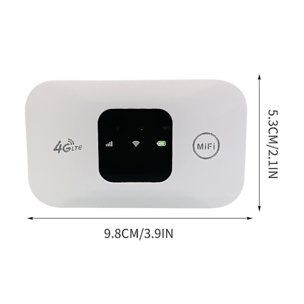 4G mobil hotspot, højhastigheds trådløs internetrouter, bærbar lomme-wifi, lille netværkshotspot til bil udendørs - høj kvalitet