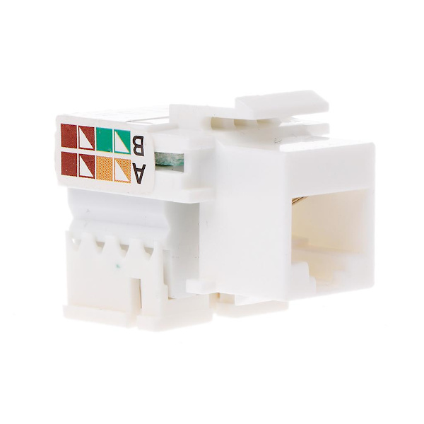Cat6 Rj45 Indsats Keystone Gigabit Kobler Stik Standard Netværksmodul Slot