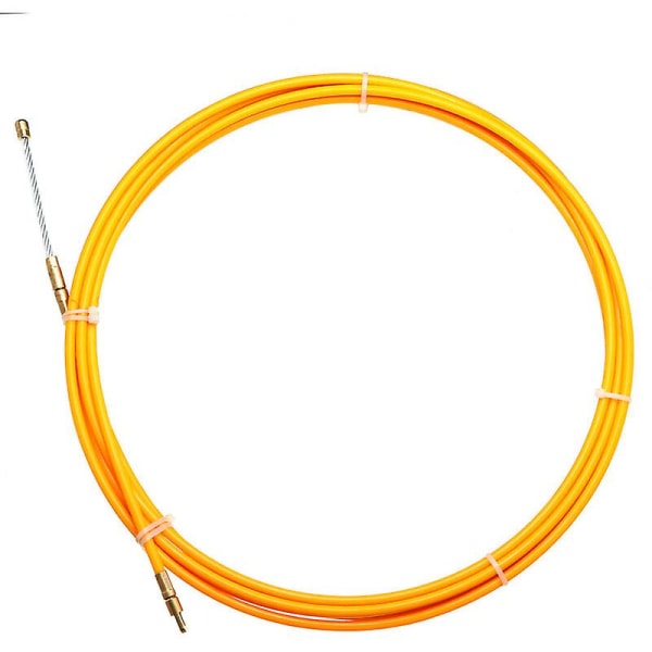 Nylontrådstrækker D=6mm L=25m Glasfibertråd Kabelstang Elektriker Push Extractor Ledninger Fisk