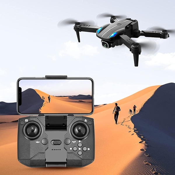 Minikokoontaitettava drone lapset aikuisille – Ultrakevyt nelikopteri 360, joka ei häiritse ja käynnistysnopeuden säätö yhdellä painikkeella