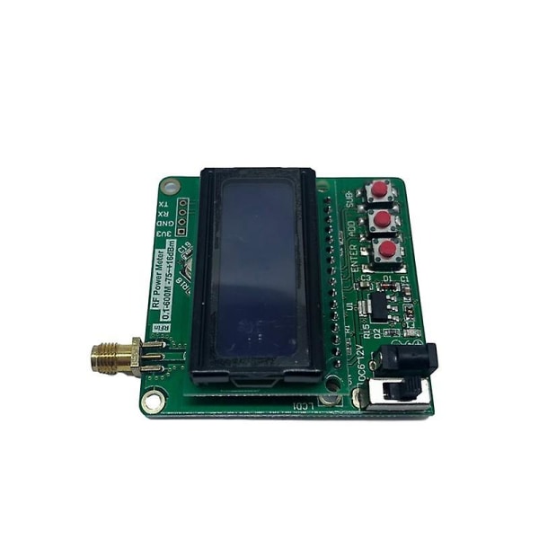 Lcd Digital Wattmeter Volt Watt Power Ammeter Rf Power Meter -75-16 Dbm 1-600mhz Radio Frequency At