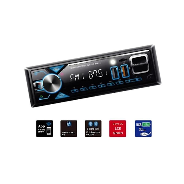 Autoradion Auton multimediasoitin Auton Mp3-soitin Matkapuhelimen pidike Yksikarapainen radio