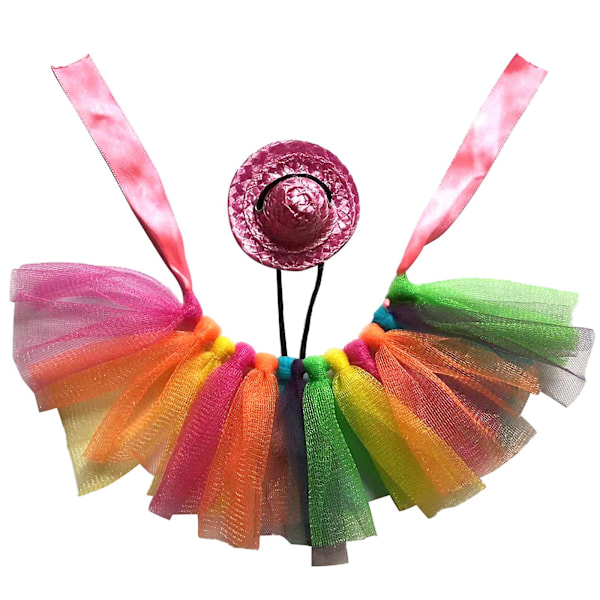 Söt Tutu-kjol Kostym för Skäggagam, Husdjur, Halloween, Högtidsaccessoarer