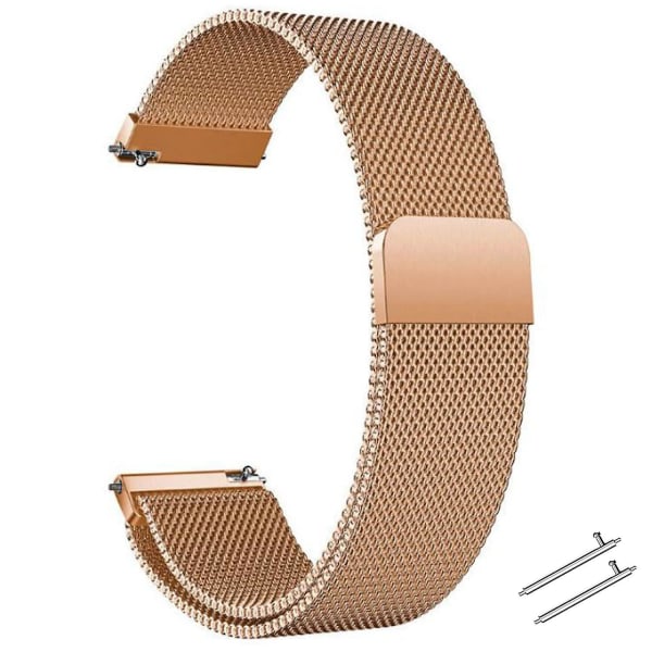 Ruostumattomasta teräksestä valmistettu watch ranneke mesh 20 mm korvaava metallirannekoru ruostumattomasta teräksestä valmistettu rannekoru magneettilukolla Älykello Pikalukitus watch R