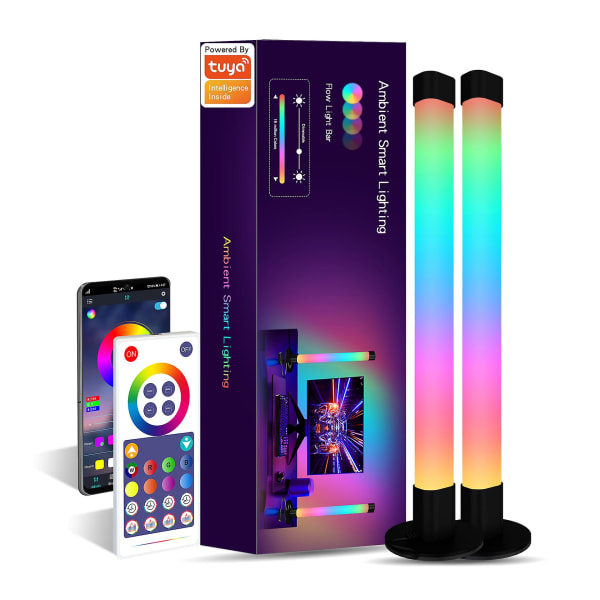 Wifi Smart Led Lys 12w Pickup Rytmelampe Rgb Atmosfærelys Stemmestyring Fargerike Lys