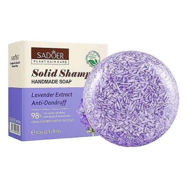 SADOER Solid Shampoo Bar - Volumengivende & Svovlberiget